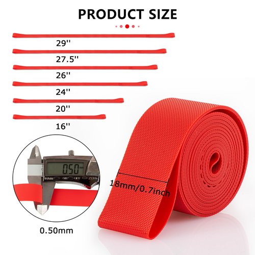 PSLER Bicycle Rim Liner, Bike Tire Liner Bicycle Rim Tape Bike Rim Strips A Pair Bicycle tire Liners Bicycle Accessories 26inchs