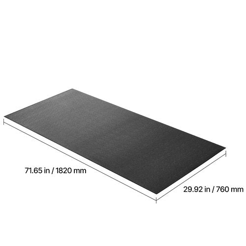 Happybuy Treadmill Mat for Carpet Protection, 30" x 72" x 1/4" Thick Gym Floor Mat – Non-Slip PVC Base for Exercise Equipment, Bikes & Home Workouts