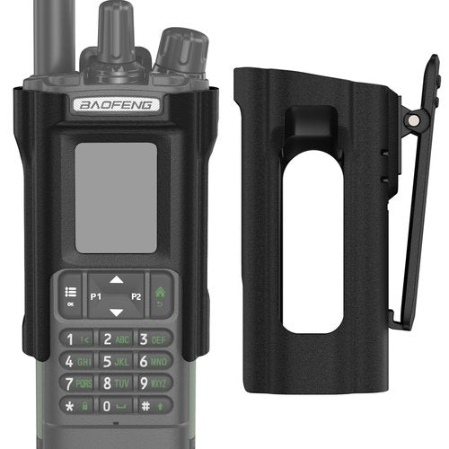 BAOFENG dm32/uv32 Radio Holster,Original Belt Holder Case with Clip,for BAOFENG dm-32uv uv-32 Walkie Talkie Holder Duty Belt Accessories (1PACK)