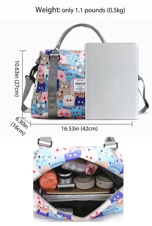 Travel Duffle Bag Weekender Overnight Bag Gym Tote with Dry and Wet Separated Pocket for Women Girls Shoulder Workout Duffel Bag Water Resistant (cute dinosaurs)