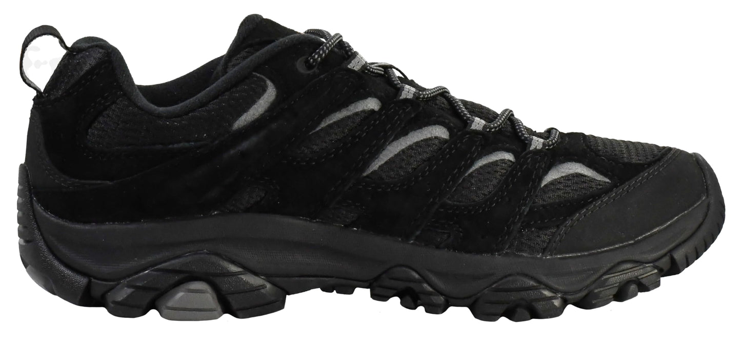 Merrell Men's Moab 3 Hiking Shoe, Black/Black, 12 W