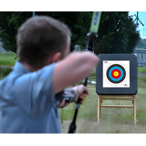 Targets Paper for Archery,20pcs Bow Arrow Targets for Hunting & Archery Targets,Target Practice Accessories(Standard Archerys,10 Rings,17.7x17.7in)