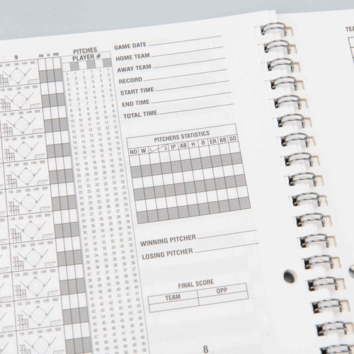 Champro Baseball Score Book (White), 28 pages