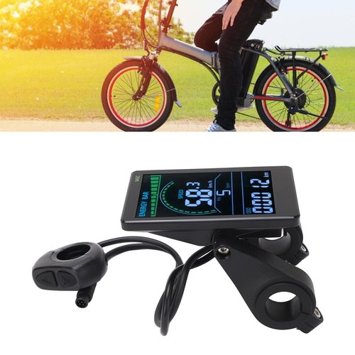 Electric Scooter Bike LCD Display,6Pin Cable Headlight Connector, M6C Electric Bicycle LCD Display Meter LCD Electric Display Control Panel for Electric Scooter Bike, for 24V 36V