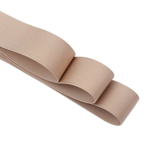 Devobunch Heavy Duty Nylon Webbing - 1.5 Inch Nylon Strapping for Outdoor DIY Gear Repair, 1.5 Inch by 10, 25, or 50 Yards (10 Yard, 1.5'' Tan)