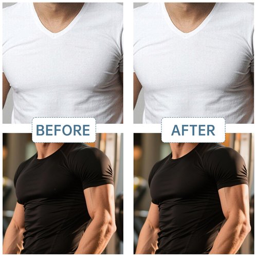 Nimiah Nipple Covers for Men - 100 Pieces Anti-Chafing Guards, 50 Pairs for Running and Sports White