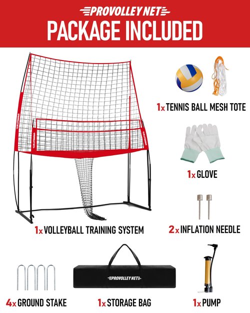 Volleyball Training Equipment Net for Backyard Park, Volleyball Training Net with Adjustable Height Indoor Outdoor, Trainer Kit, Ideal for Portable Spike Trainer and Practice for Teenager Adult