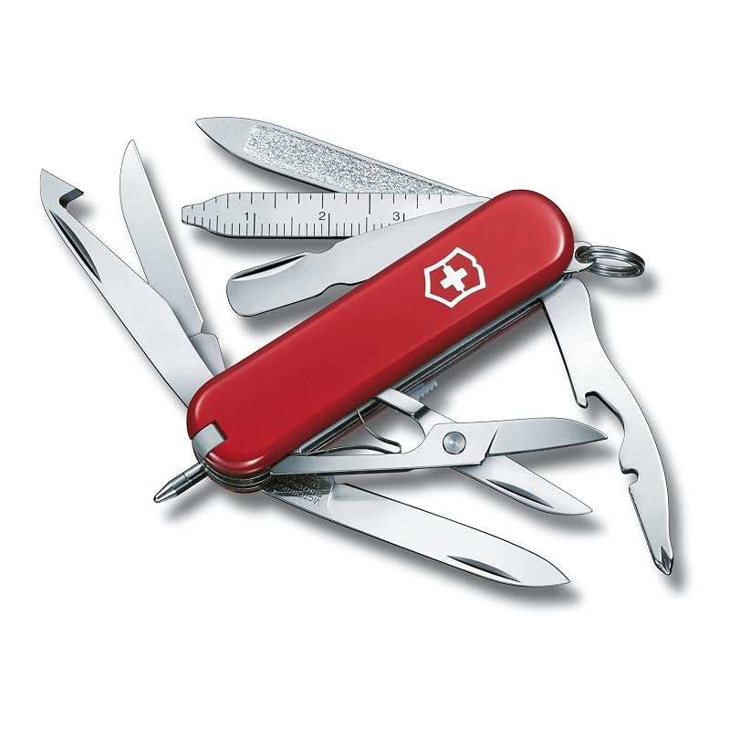 Victorinox MiniChamp Pocket Knife, Red 58mm - 16 Functions, Old Packaging