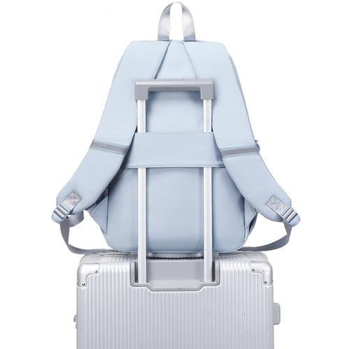 abshoo Big Student Laptop Backpack For College Women Middle High School Teen Girls Bookbag Travel Daypack (LightsteelBlue)