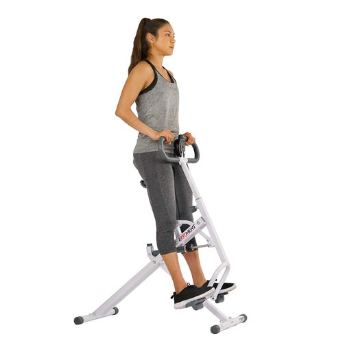 EFITMENT Rower-Ride Squat Machines for Home Exercise Trainer Total Body Abs and Glutes Butt Assist Upright Workout Rowing Machine - SA022