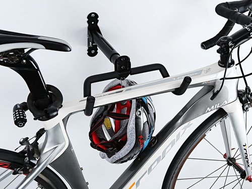 Gootus Bike Wall Mount Hanger - Horizontal Bicycle Indoor Storage Rack | Cycling Wall Mounted Holder Hook - Hang Your Road, Mountain or Hybrid Bikes in Garage or Home