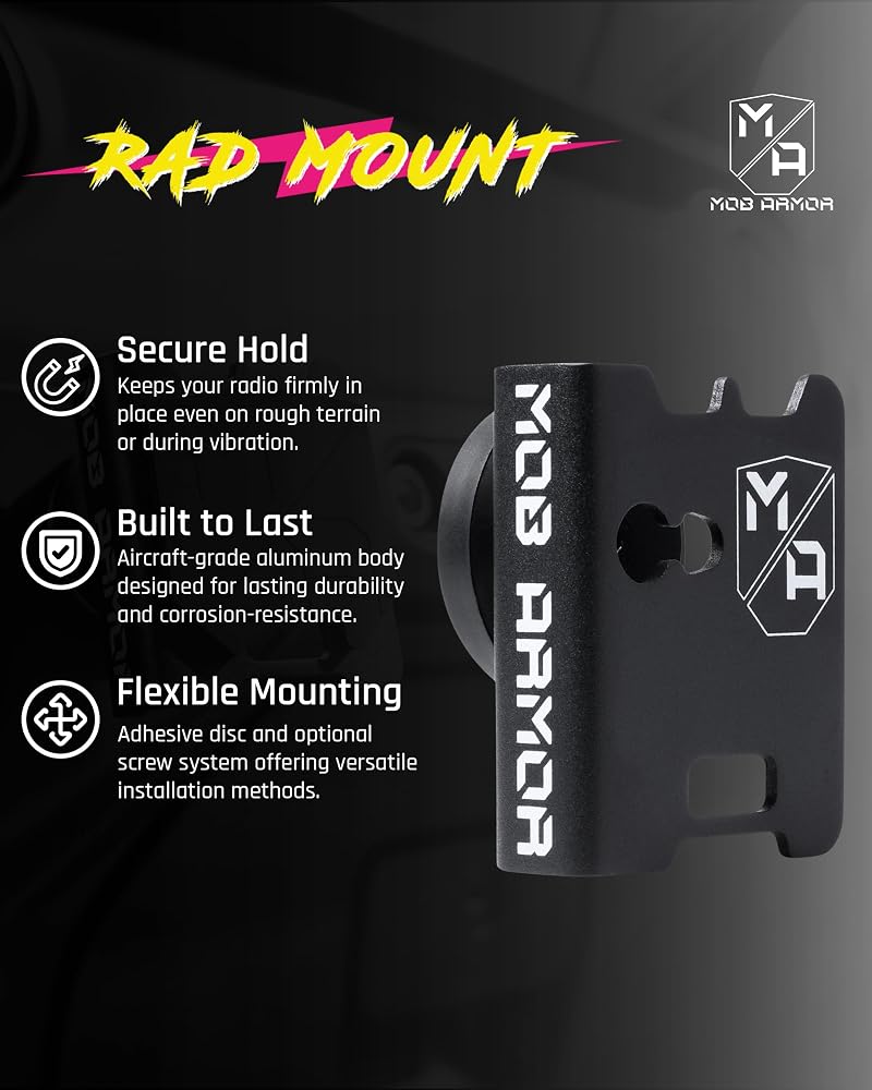 Magnetic Radio Mount Kit for Off-Road Handheld Radios