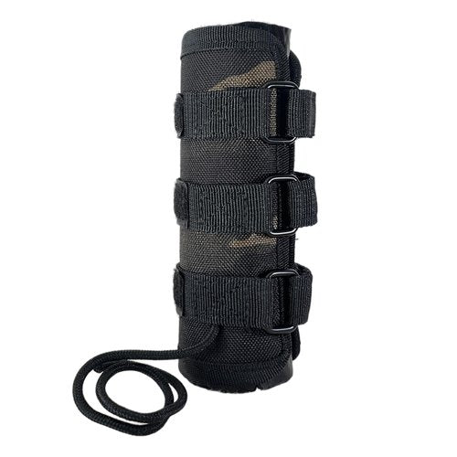 NITIIKA 6 inch Suppressor Cover with Burn Proof Micro Fiber Sleeve, Heat Resistant Inner Fiberglass & Silicon Lining Suppressor Wrap, Flame-Retardant Cover Protective Sleeve for Suppressor