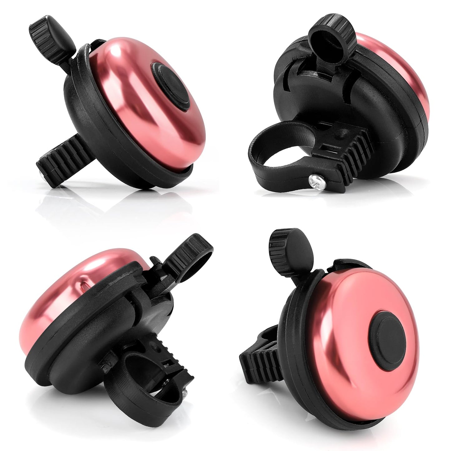 Accmor Classic Bike Bell, Aluminum Bicycle Bell, Loud Crisp Clear Sound Bicycle Bike Bell for Adults Kids