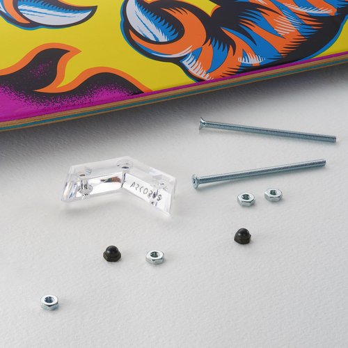 Arkorus Skateboard Wall Mount - Premium Clear Skateboards Hanger, Vertical Skate Board Deck Display & Storage, Durable Acrylic Floating Rack to Securely Hold and Store Your Decks and Longboards
