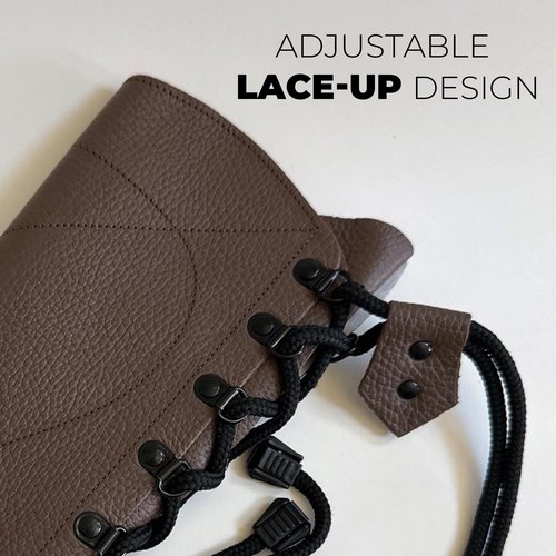 Handmade Leather Archery Arm Guard for Women and Men Adjustable Protective and Lightweight for Hunting, Target Shooting Youth and Adult Unisex Leather Forearm Guard (Brown)