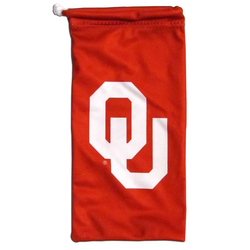 NCAA Eyewear Bag - Oklahoma Sooners Microfiber Glasses Case, Red, One Size