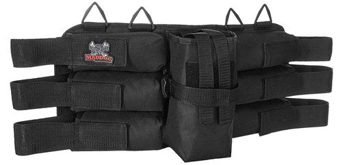 Maddog Sports 6+1 Deluxe Padded Paintball Harness - Black