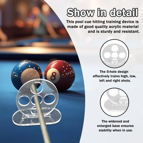 Xanadued Billiards Training Aids, Pool Cue Exerciser Trainer, Billiards Training Device, Billiard Rod Trainer, Pool Cue Lathe