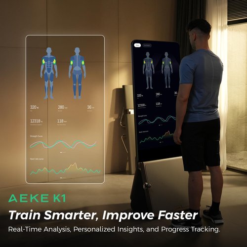 AEKE K1 Smart Home Gym System: AI-Powered All-in-One Fitness Machine for Full-Body Strength Training and Personalized Workouts