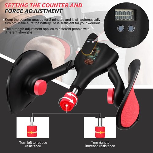Brogtrol Mens Kegel Exerciser, Pelvic Floor Muscle, Kegel Exercise Device with Resistance Band & Display Counter, Inner Thigh Exerciser for Women Kegel Workout Leg/Hip/Butt Trainer