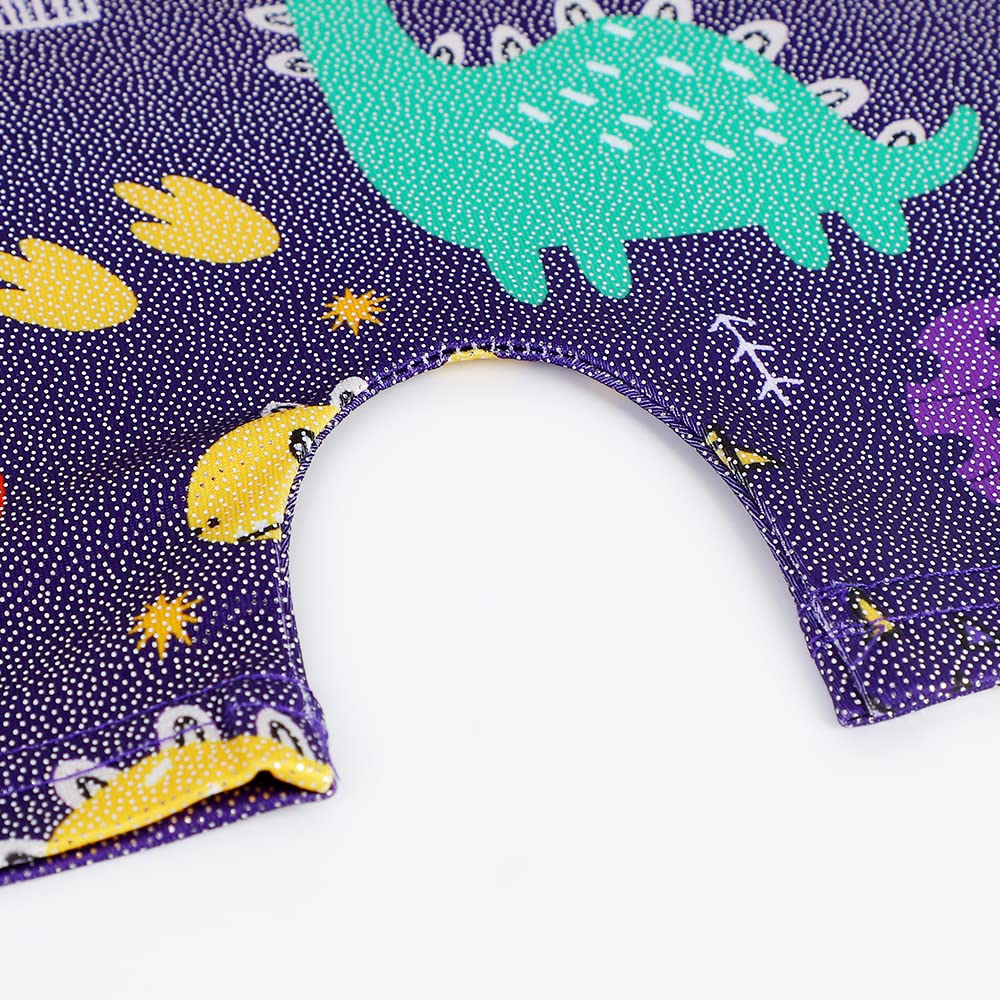 HOZIY Baby Gymnastics Leotard with Shorts for Girls 1t 2t 18-24 12-18 Months Dark Purple Dinosaur Strawberry Cactus Rainbow Stars Biketard Sparkle 18m 24m
