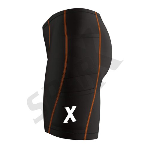 Sparx Energy Compression Triathlon Short Tri Cycling Short Bike Swim Run 7060 (2XL, Orange)