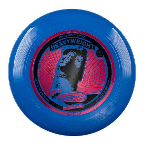 Wham-O Frisbee Heavyweight 200g, 11 Inch Long Distance and Durable Stable Flying Disc for Outdoor Activities and Family Fun - 1 Pack