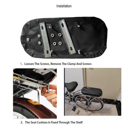 Bicycle Rear Seat Cushion, Bicycle Passenger Saddle, Bike Children's Rear Seat