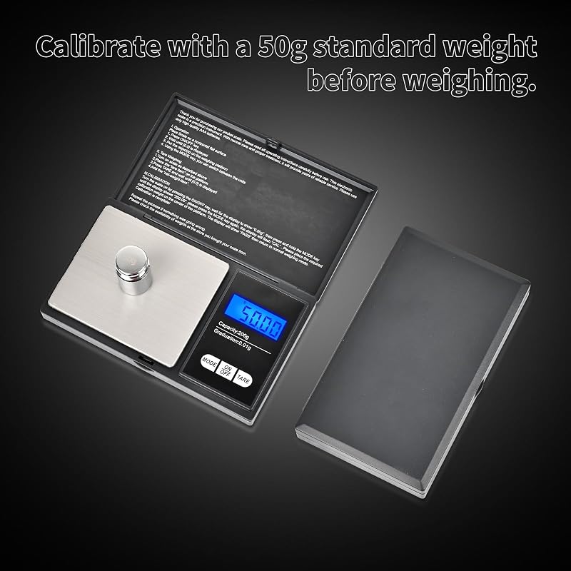 Lightweight Archery Arrow Scale Holder with 50g Calibration Weight