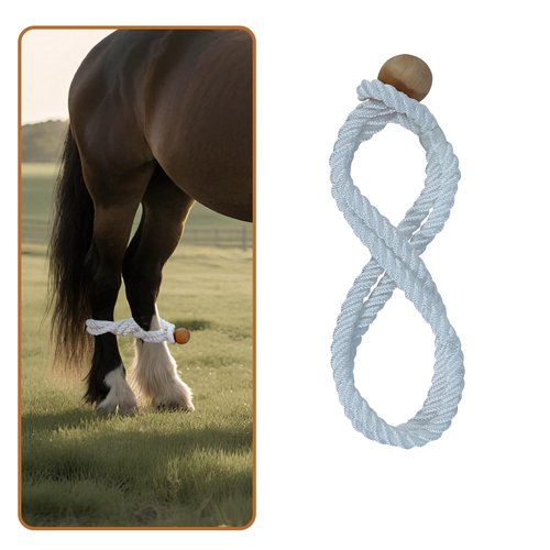 ZGYLIN Horse Hobbles, 27" Soft Nylon-Blend Hobbles for Foal or Pony, Adjustable Hobble for Horses, 2-Leg Hobbles for Horses to Control Kicking, Running