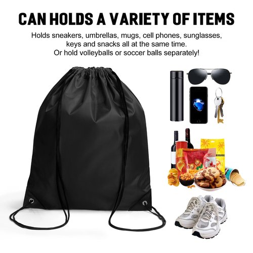 Fyore Bulk Custom Drawstring Backpack, Personalized Promotional Items with Logo/Text Drawstring Bags for Sports Gym Travel Daily Use