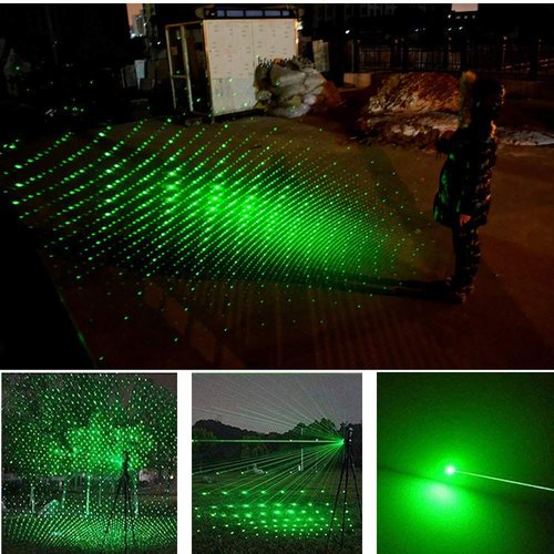 Green Beam Flashlight Adjustable Focus for Outdoor Adventures Camping, Hiking, Hunting Gear with Durable Design