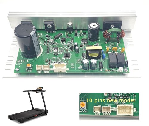MC1618DLS 406075 Treadmill Control Board Motherboard, Compatible with Icon|GldsGym|Proform|Nordic-Track Treadmill 10 pins ZE0822 Treadmill Motor Controller Circuit Board
