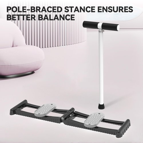BestOkay Foldable Pilates Reformer Machine for Home Workout - Portable Silent Design, Full-Body Slimming, Leg & Core Sculpting, Eco-Friendly, Supports 330 lbs (Women/Men/Teens)