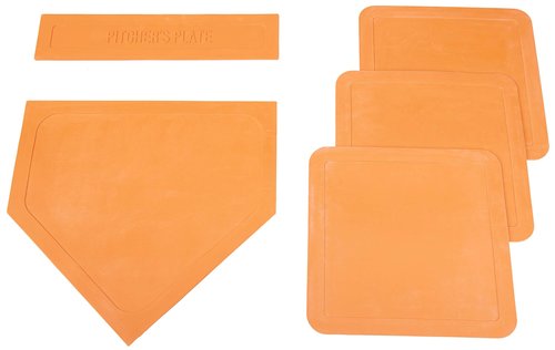 Orange Throw Down Bases (5 Piece)