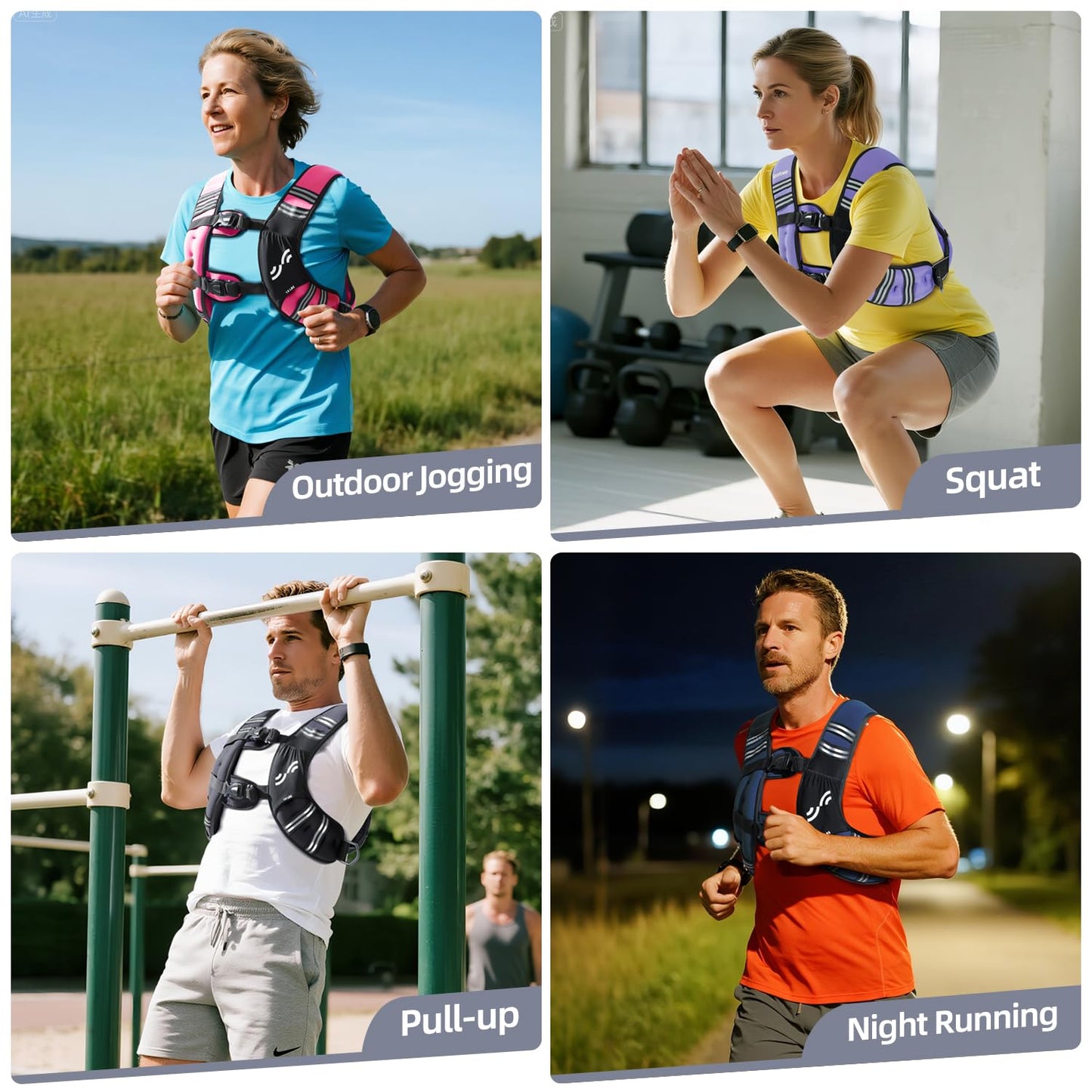 Sportneer Weighted Vest for Women 20lb Walking Weight Vest with Phone Bag