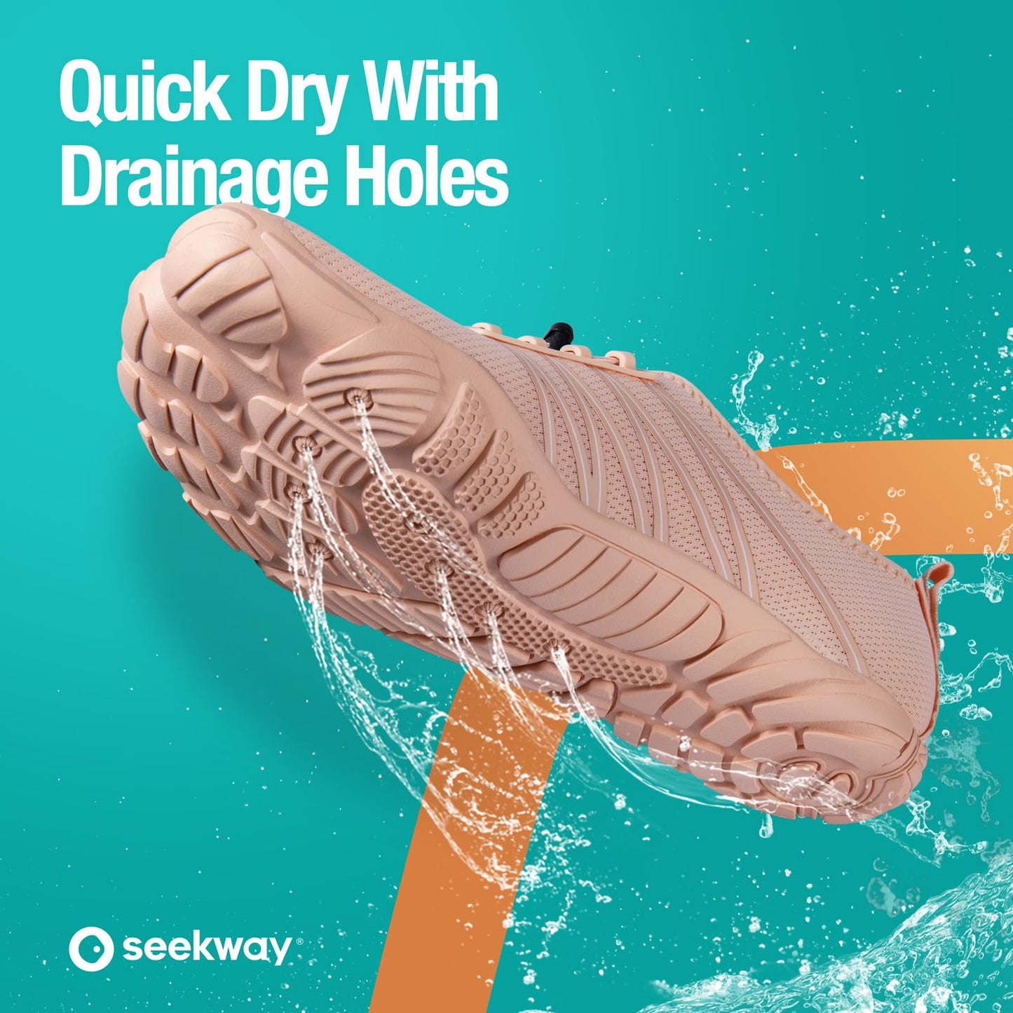 SEEKWAY Water Shoes for Women Adult Quick-Dry Aqua Sock Barefoot Men for Beach Swim River Pool Lake Hiking Kayaking Surfing
