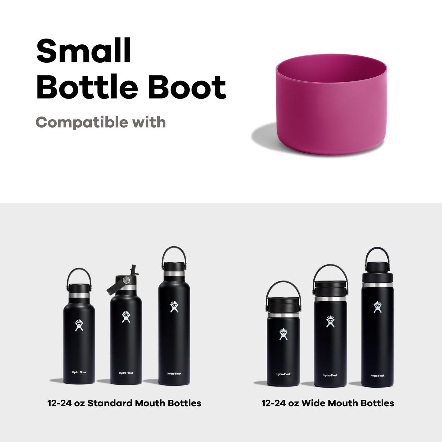 Hydro Flask Bottle Boot – Bottom Protector Sleeve – Silicone Water Bottle Accessory Small Aloe Green