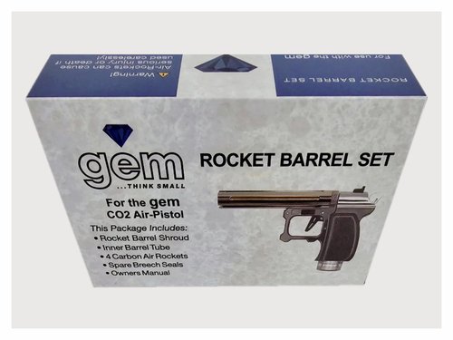 Hawki Gem Rocket (Bolt) Barrel Set - Air-Bow Conversion Kit for Gem Air Pistol with Precision Brass Barrel & Carbon Shaft Air-Rockets