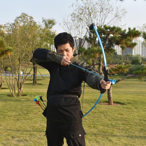 Runzkzy 12 Suction Cup Arrows for Archery Bow, Glass Fiber Sucker Arrow for Youth and Beginner Target Shooting Parctice, Sucker Play Arrows with Rubber Tip for Outdoor Game