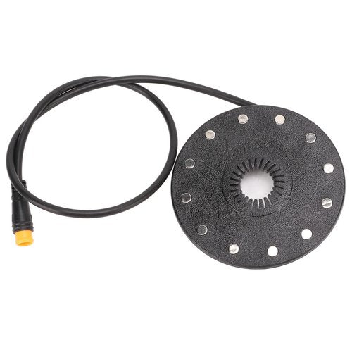 Electric Bike Assist Sensor, Electric Bike Assist Sensor High Sensitivity 12 Magnets Right Dual Hall Sensor Electric for Bike Pedal Accessories (Small Hole)