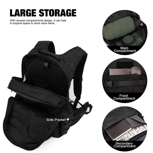 Mardingtop Tactical Backpack for Men,Military Molle Hiking,Motorcycle Backpack，28L EDC