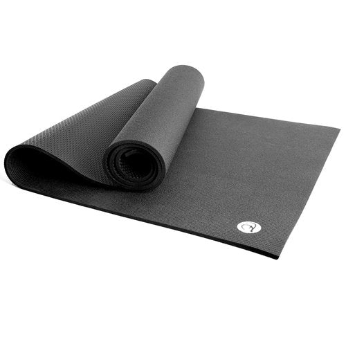 Yoga Mat, 6mm Extra Thick High Density Exercise Mat, Non-Slip Anti-Tear Mat for Yoga, Pilates, Fitness & Home Workout(71" x 24" x 6mm，Black)
