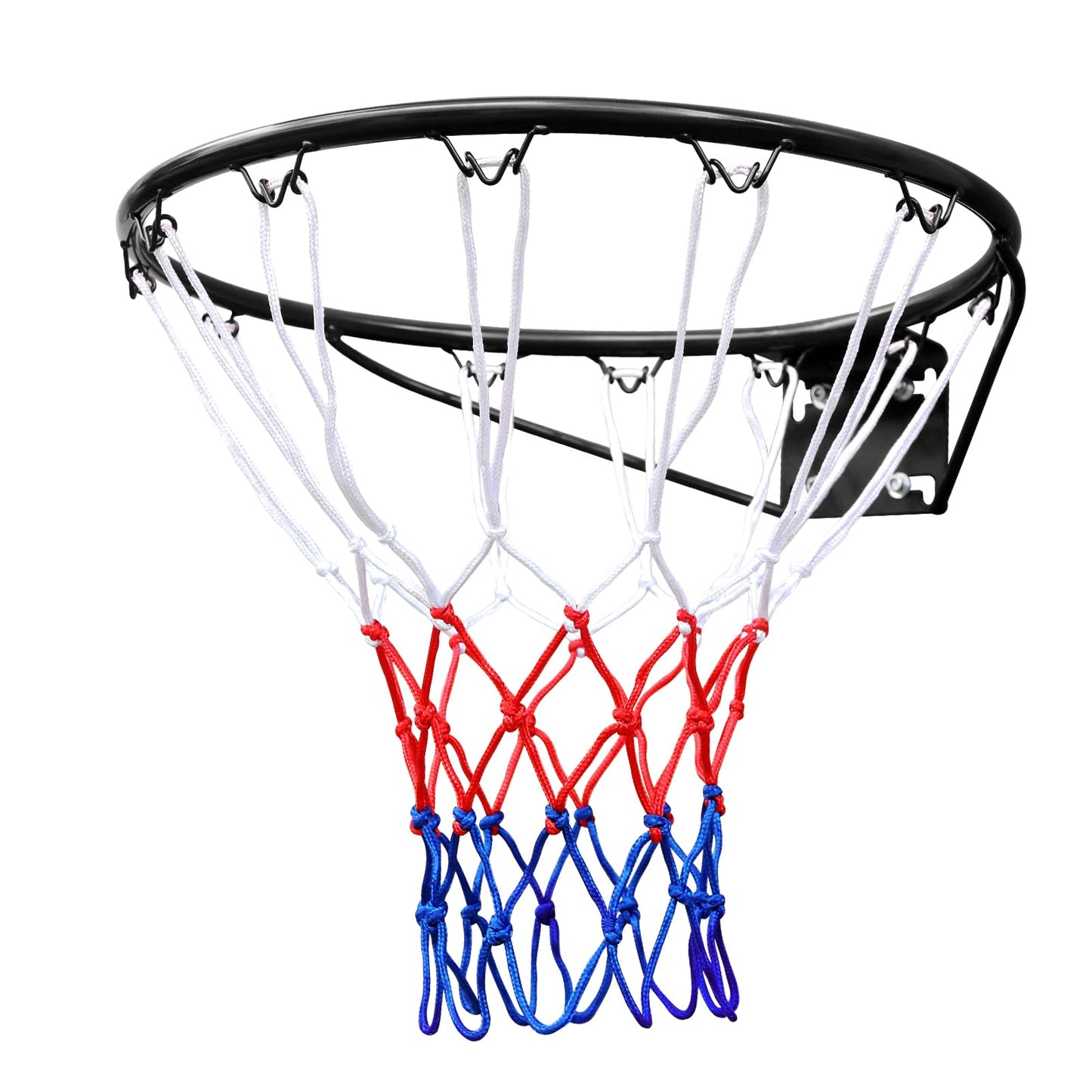 ICSPOID Basketball Rim Goal 18 ", Replacement Basketball Rim Goal Hoop Net for Indoor Outdoor