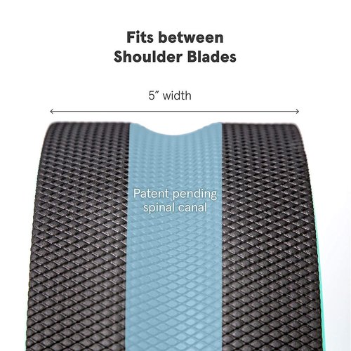 Chirp Wheel Foam Roller - Targeted Back & Neck Pain Relief, Muscle Massage, Trigger Point Therapy, High-Density Foam Tool for Physical Therapy, Stretching & Exercise, 500lbs Capacity, 12-Inch Mint