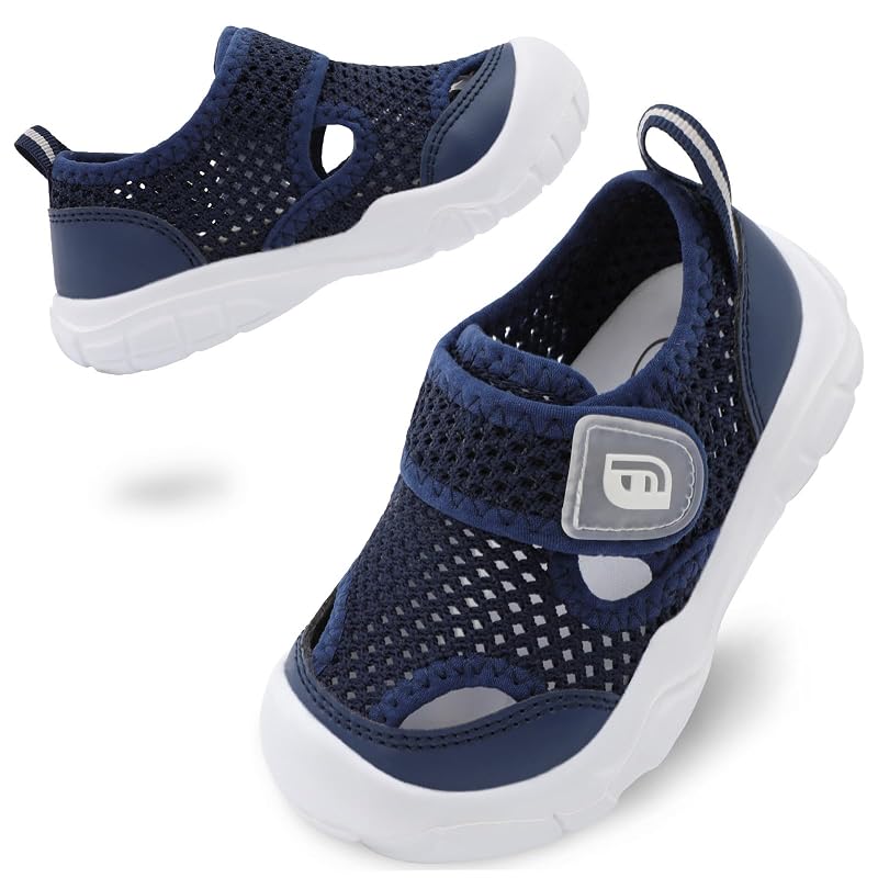 Variation: Navyblue+6 Wide Toddler Water Shoes - Lightweight Quick-Dry Beach Sandals