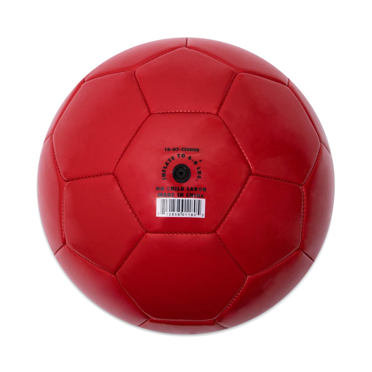 Champion Sports Extreme Series Soccer Ball, Regulation Size 5 - Collegiate, Professional, and League Standard Kick Balls - All Weather, Soft Touch, Maximum Air Retention - For Adults, Teenagers, Red