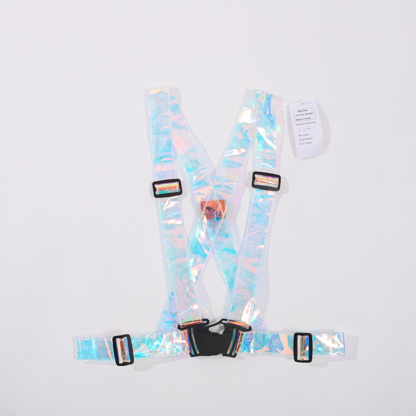 REETAN Light Up LED Vest Running Safety Costume Vests for Men and Women