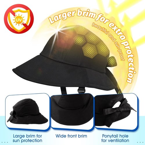 LIODFGLER Women Cycling Helmet for Sun Hat with Bike Helmet Fashion Breathable Sunscreen Head Protection Bicycle Helmet Hats (Pink,one Size)